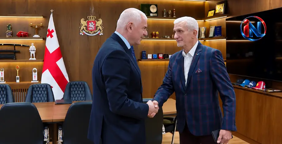 ქართული კალათბურთის განვითარება და საერთაშორისო ასპარეზი: სპორტის მინისტრი ჩრდილოეთ ევროპის ლიგის პრეზიდენტს შეხვდა