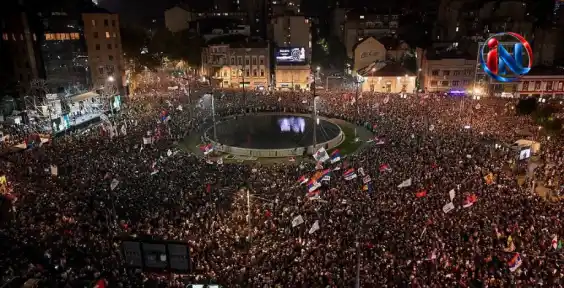 ბელგრადის ქუჩები არჩევნებამდე სამი დღით ადრე